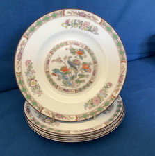 Vintage Wedgwood 'Kutani Crane' Bone China ~ 6" Tea/Side Plates x 4.