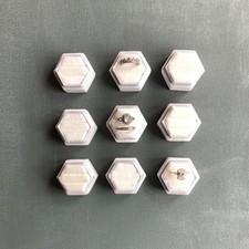 JOB LOT 9 Wedding Rings Boxes