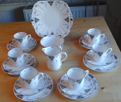 Rare shelley art deco - deco, tea