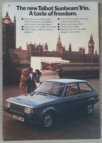 Talbot sunbeam trio limited - talbot,