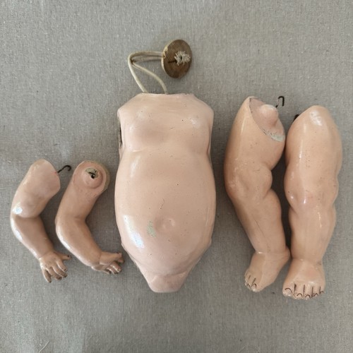 Vintage composition doll body - doll,
