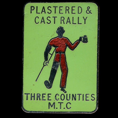 Plastered cast rally pin - plastered,