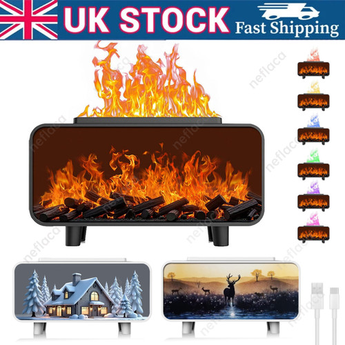 Fireplace flame humidifier - fireplace,