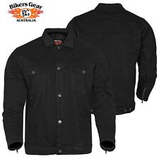 Australian Bikers Gear Motorbike Motorcycle Denim CE Jacket lined with Kevlar®