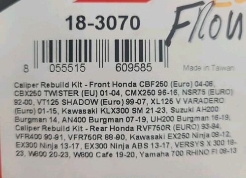 Caliper rebuild kit honda - caliper,