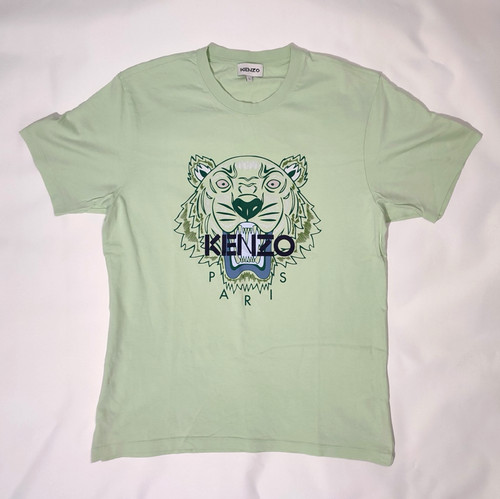 Kenzo tiger shirt green - t,