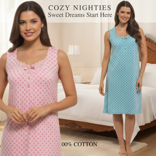Ladies nightdress soft 100 - nightdress,