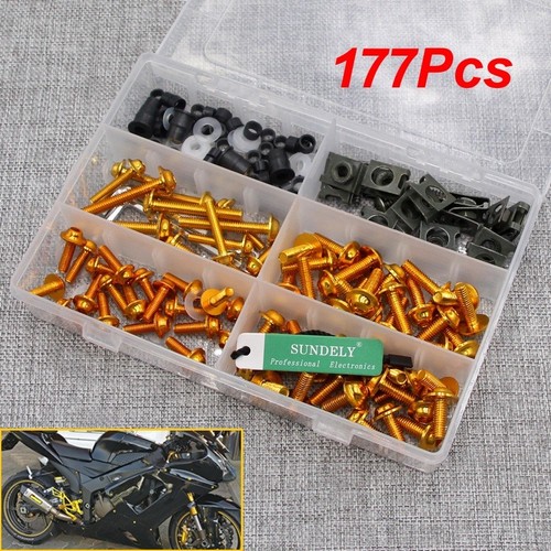 Gold fairing bolts screws - fairing,