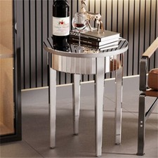 Modern Silver Mirrored End