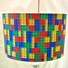  Lego Effect Lamp shade,lampshade.Shabby Chic Free Gift