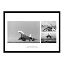 Concorde First & Last Flights Montage Aviation Photo Memorabilia (COMU1)