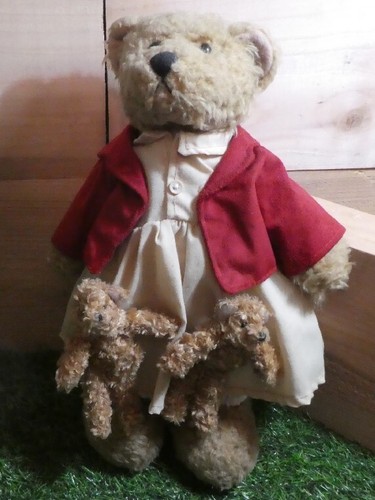 Grandma bear with twin - twin, baby