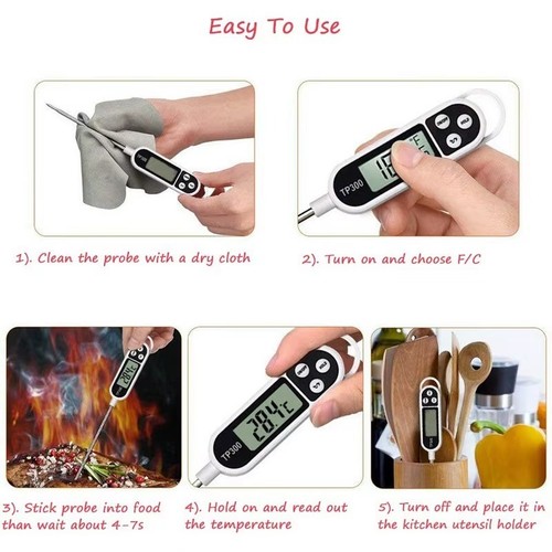 Meat food thermometer - thermometer, digital