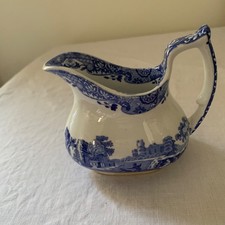 Spode’s Italian Milk or Cream jug. Blue and White Italian pattern. 