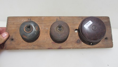 Antique brass ceramic - &, light