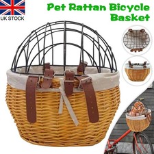 Pet Bicycle Basket Cat Dog