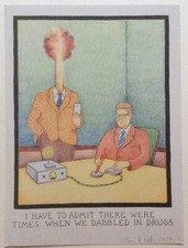 GLEN BAXTER - Invitation Card