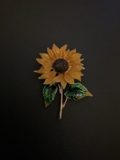 Sunflower Brooch