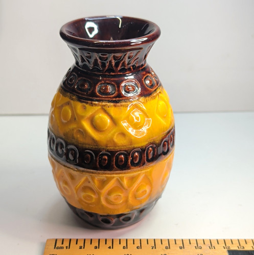 West german ceramic vase bodo - ceramic, vase.