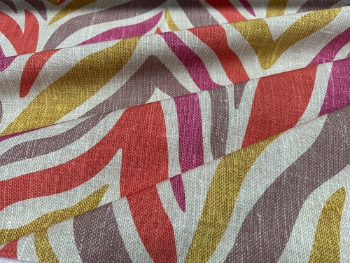 Pink zebra linen - pink, look