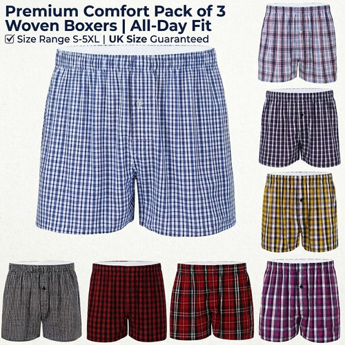 Pack mens woven boxer - boxer, shorts