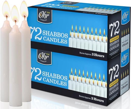 Shabbat candles traditional - -,