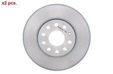 X2 PCS FRONT BRAKE DISC ROTORS