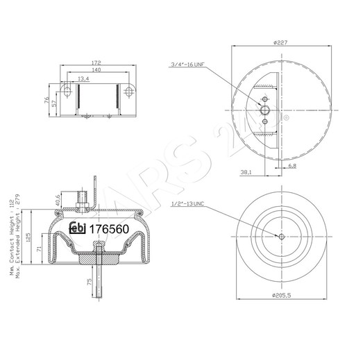 Febi air suspension - air, spring
