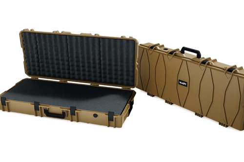 Double rifle case egg foamed - double,