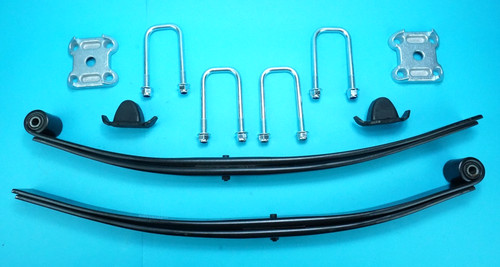 Twin leaf spring bump stop - x,