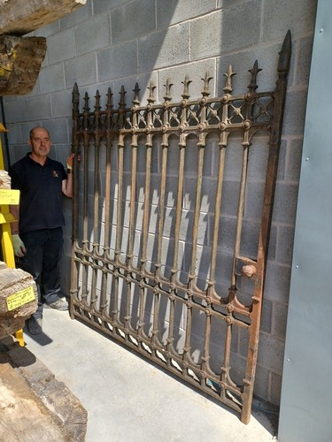 Antique cast wrought iron - cast,