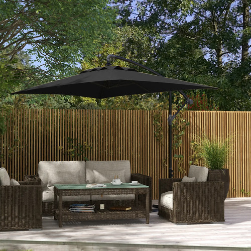 Cantilever parasol umbrella - 3m,