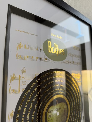 Framed gold foiled art - foiled, print