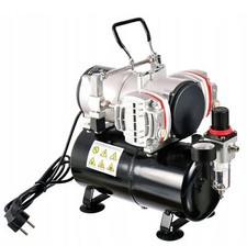 Twin Piston Air Compressor with 3.5 litre Receiver Tank Oil-free Airbrush