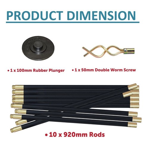 Piece drain rods plumbing - piece,
