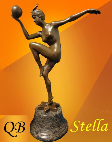 Art deco bronze stella - deco, ball