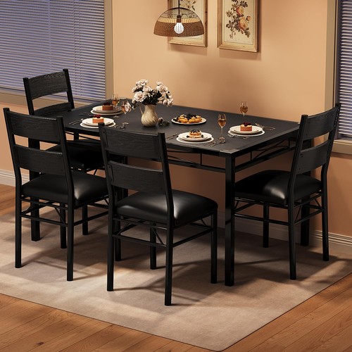 Wood dining table set - dining, for
