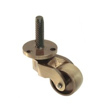 1" Cast Brass Platform Caster