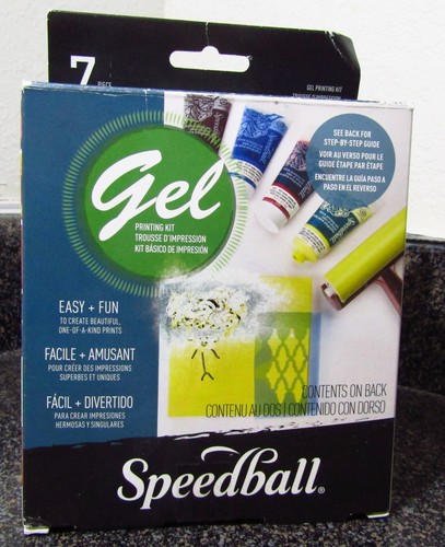 Speedball 7pc gel printing kit - gel,