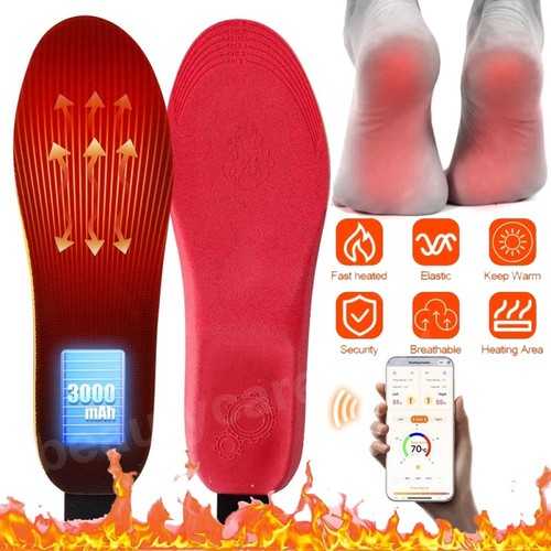 Pair heated insoles with app - a,