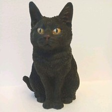 Vivid Arts black Cat Sitting -
