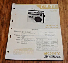 Sony CFM-31L Cassette Corder