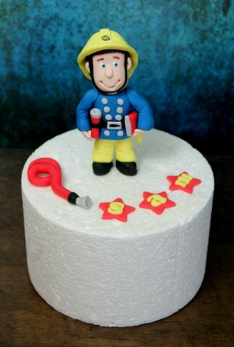 Fireman sam inspired - fireman, handmade