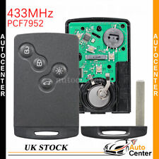 REMOTE SMART CARD KEY FOB 4 Button 433MHZ FOR RENAULT MEGANE SCENIC 2009 - 2014