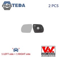 8268831 REAR VIEW MIRROR GLASS PAIR LHD ONLY VAN WEZEL 2PCS FOR HYUNDAI