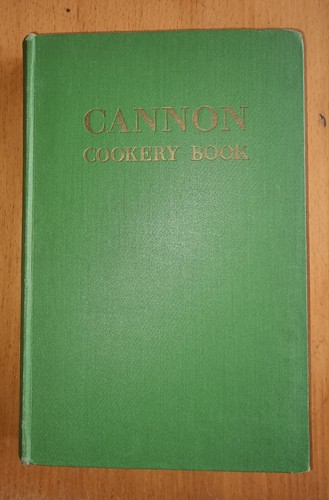 The cannon cookery - cookery, book