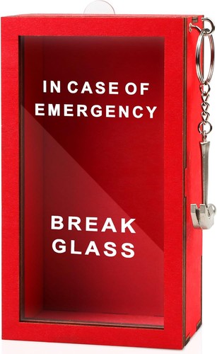 Funny break glass - funny, emergency