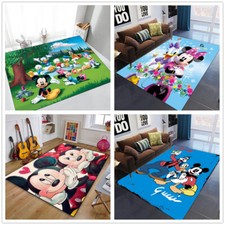 3D Kids Mickey Mouse Carpet Boys Girls Bedroom Anti-Slip Rug Doormat Floor Mats