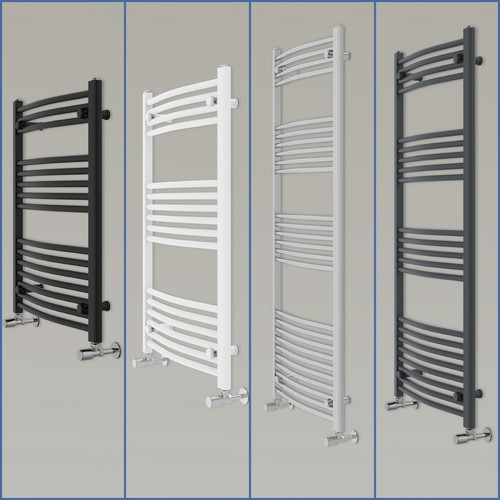 Designer bathroom heated towel - bathroom,
