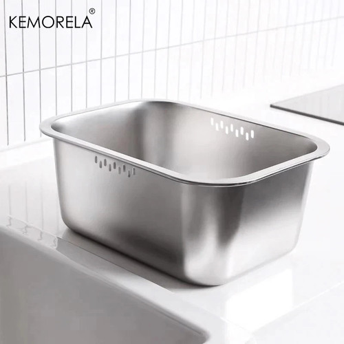 10l stainless steel dishpan - steel,